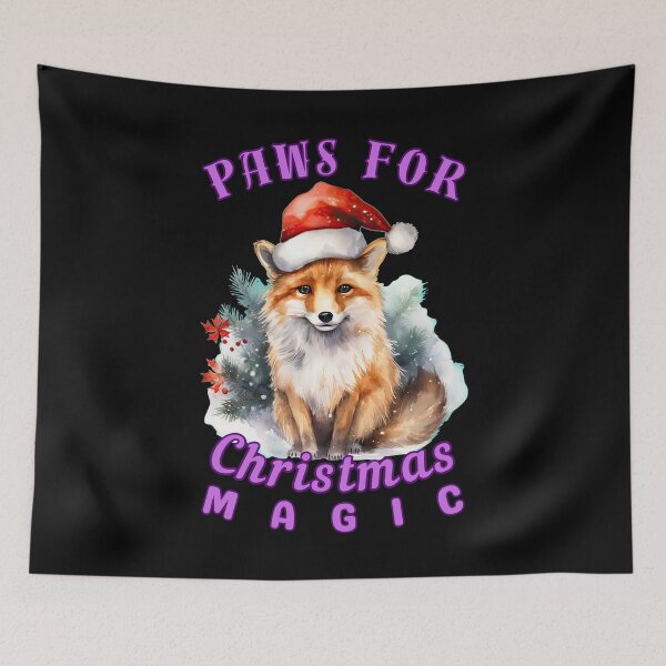 Item preview, Paws for Christmas Magic. fox boho designed and sold by FoxVibes.
