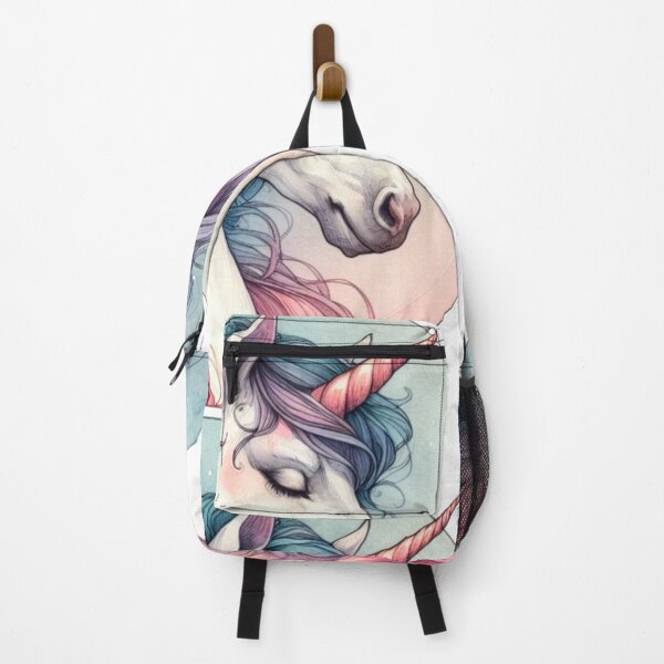 Item preview, Beautiful Unicorn Portrait Watercolor Painting designed and sold by Star-Fragment.