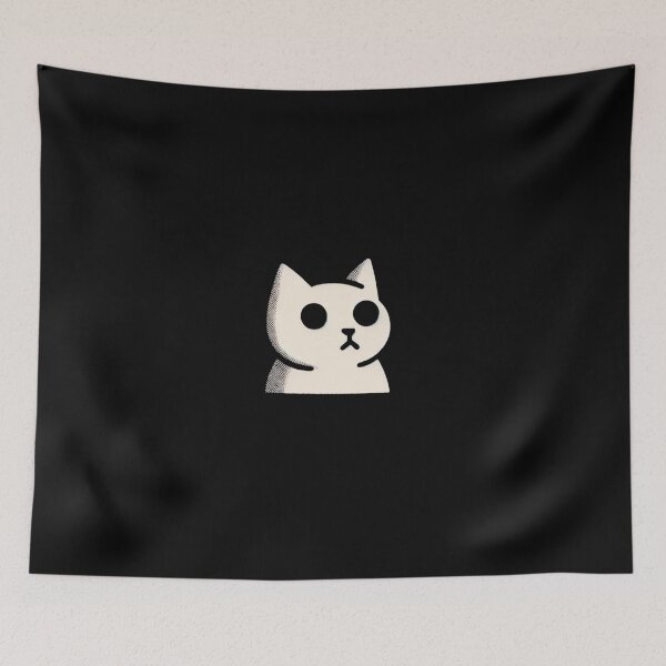 Item preview, Daydreaming Cat: Humorous Zoning Out Vector Art designed and sold by SandersDesign.