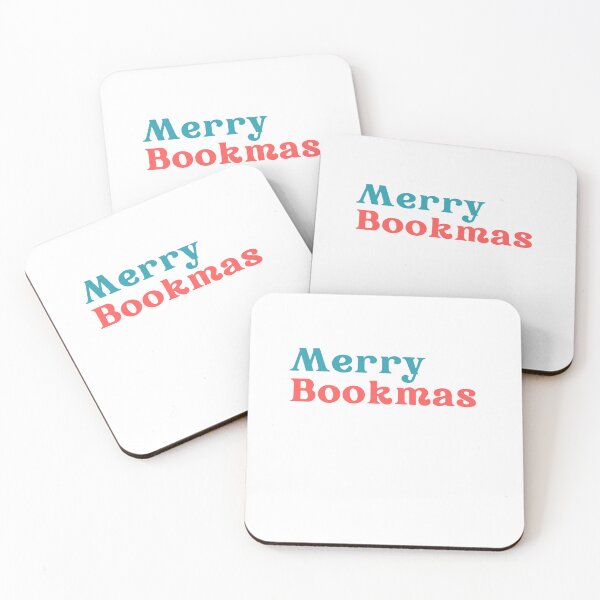Item preview, Merry Bookmas, (plain text version), bookish holidays, bookish holiday, book readers, bookish Christmas  designed and sold by BlossomAndLily.