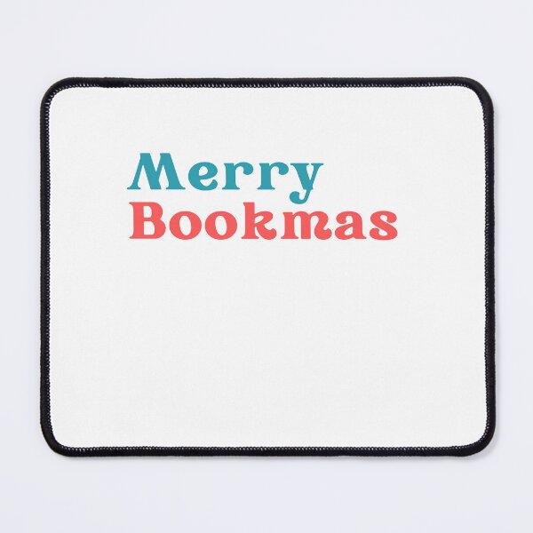 Item preview, Merry Bookmas, (plain text version), bookish holidays, bookish holiday, book readers, bookish Christmas designed and sold by BlossomAndLily.