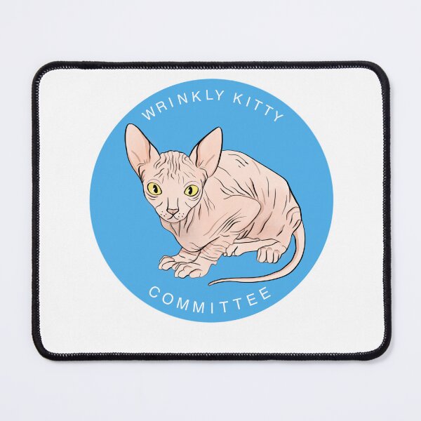 Item preview, Wrinkly Kitty Committee! designed and sold by Nic Rusick.