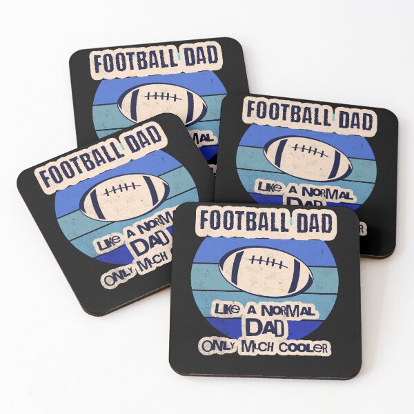 Item preview, Football Dad Like a Normal Dad Only Much Cooler designed and sold by ShoniwDesigns.