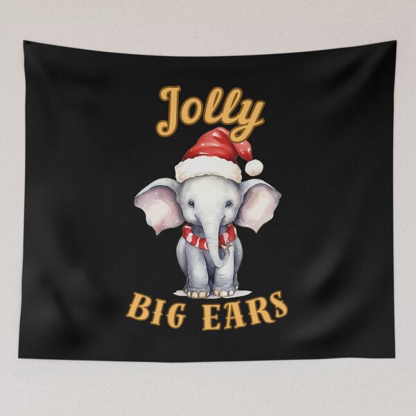 Item preview, Jolly Big Ears. elephant lover designed and sold by ElephantVibes.