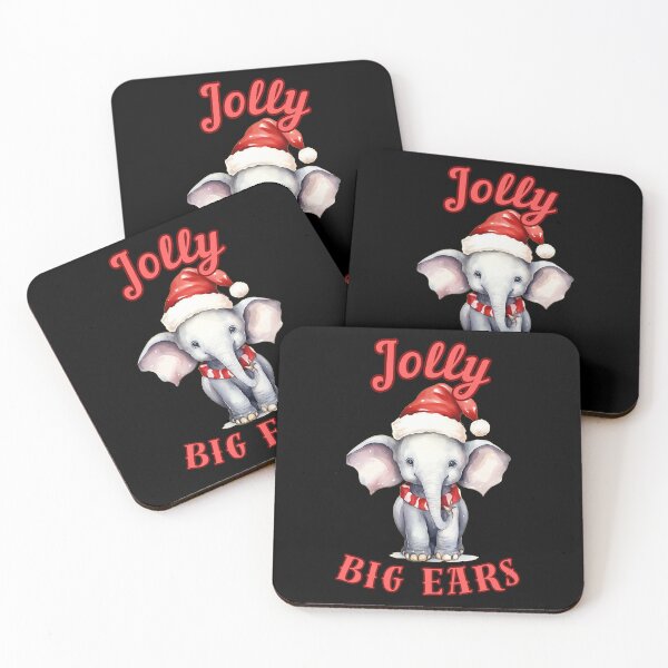 Item preview, Jolly Big Ears. colorful elephant designed and sold by ElephantVibes.