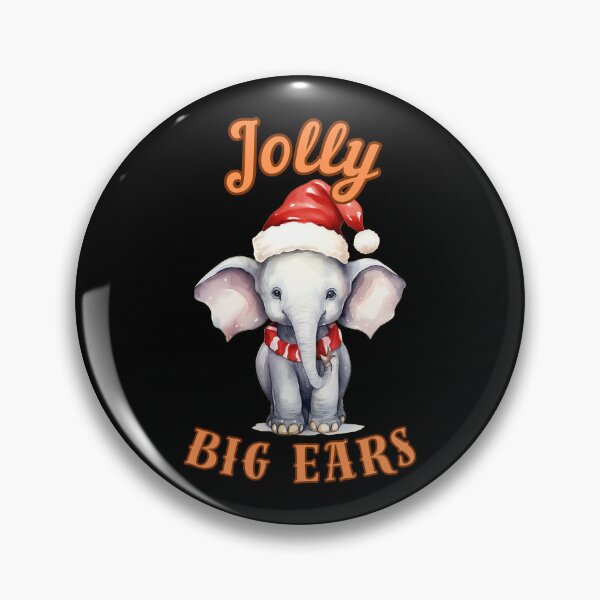 Item preview, Jolly Big Ears. elephant portrait designed and sold by ElephantVibes.