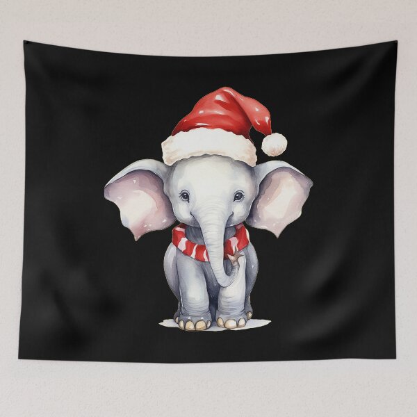 Item preview, Christmas Elephant designed and sold by ElephantVibes.