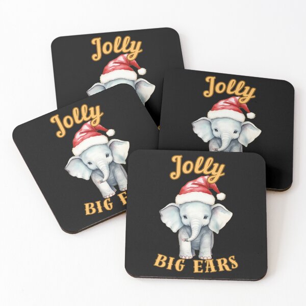 Item preview, Jolly Big Ears. watercolor elephant designed and sold by ElephantVibes.