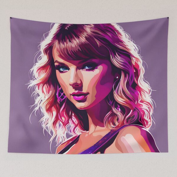 Item preview, Taylor Swift In Purple and Pink  designed and sold by Dan Farsaci.