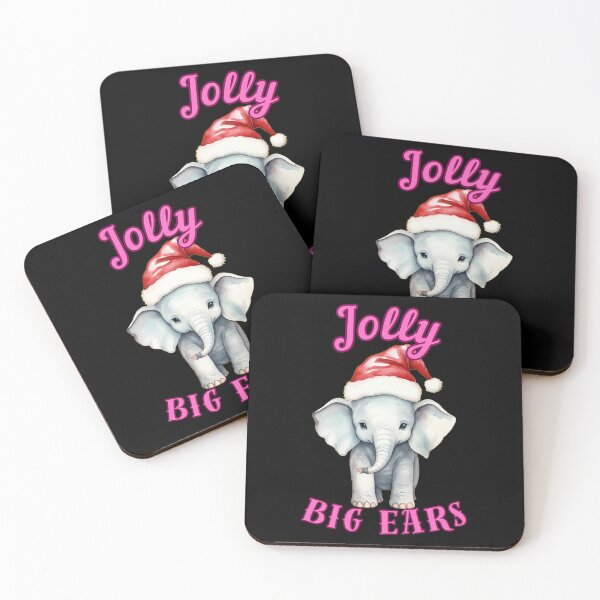 Item preview, Jolly Big Ears. elephant saying designed and sold by ElephantVibes.