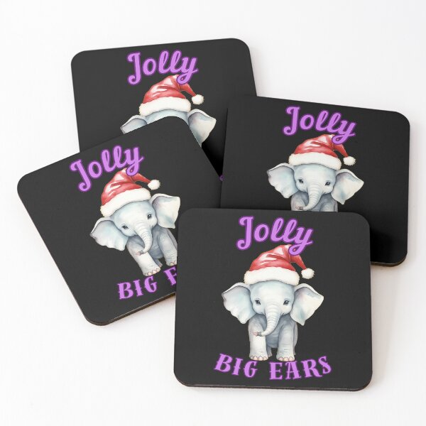 Item preview, Jolly Big Ears. elephant quote designed and sold by ElephantVibes.