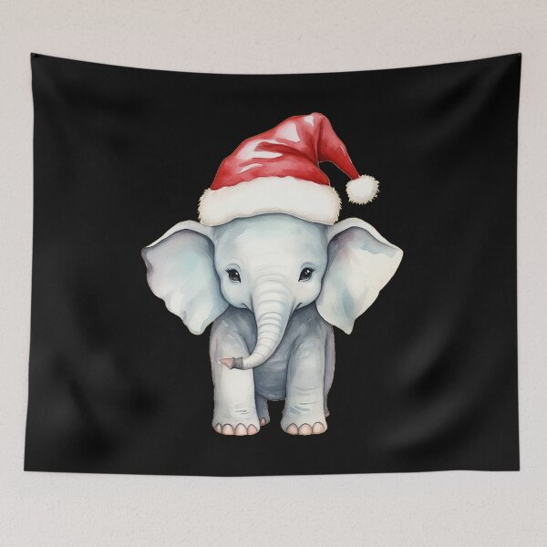 Item preview, Christmas Elephant designed and sold by ElephantVibes.