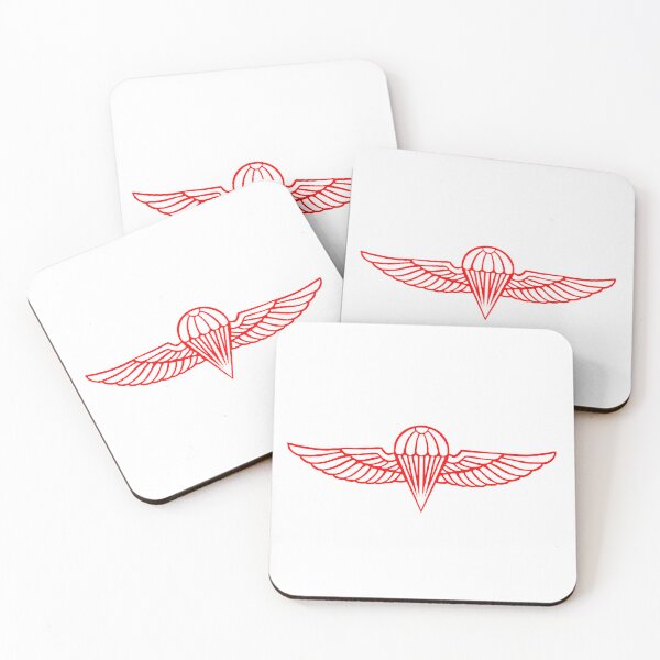 Item preview, Israeli Paratroopers Wings in Red designed and sold by lakitzi.