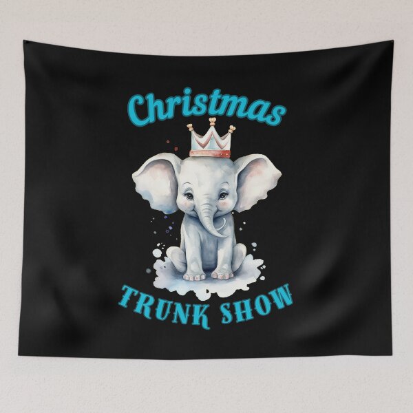 Item preview, Christmas Trunk Show. funny elephant designed and sold by ElephantVibes.