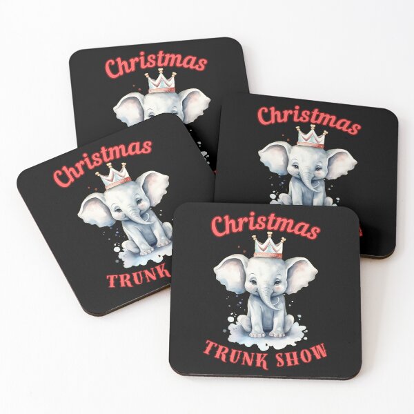 Artikelvorschau, Weihnachts-Trunk-Show. bunter Elefant entworfen und verkauft von ElephantVibes.