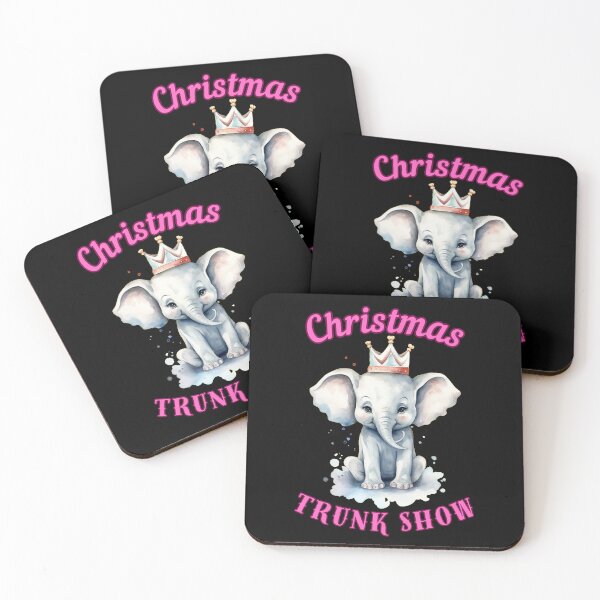 Item preview, Christmas Trunk Show. elephant head designed and sold by ElephantVibes.