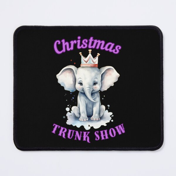 Item preview, Christmas Trunk Show. elephant face designed and sold by ElephantVibes.