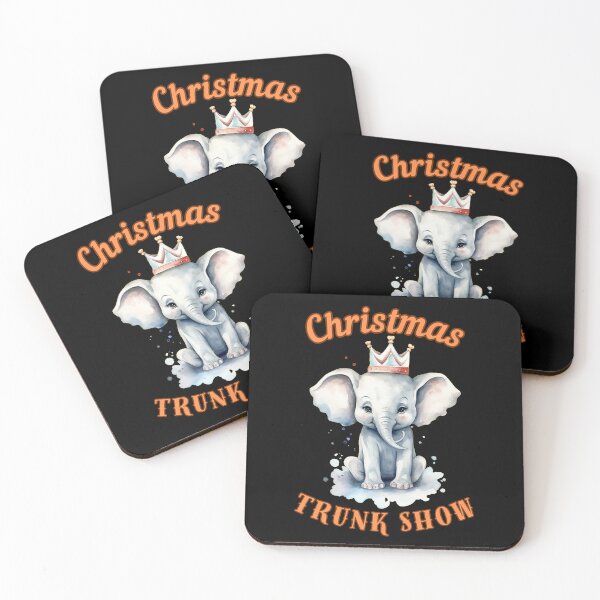 Item preview, Christmas Trunk Show. elephant portrait designed and sold by ElephantVibes.