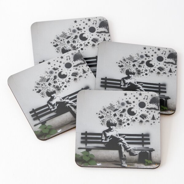 Item preview, Whispers of Imagination Banksy designed and sold by decmrArtistic.
