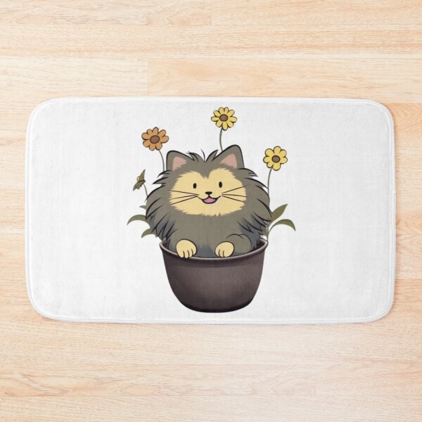 Item preview, A cat in flower pot designed and sold by Theerapong Masanong.