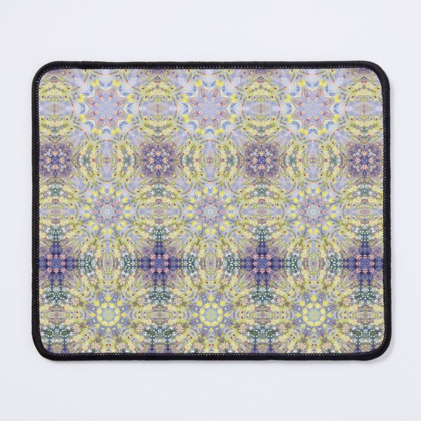 Item preview, Yellow, Pink and Light Blue Floral Morph Seamless Pattern  designed and sold by Petalandfur.