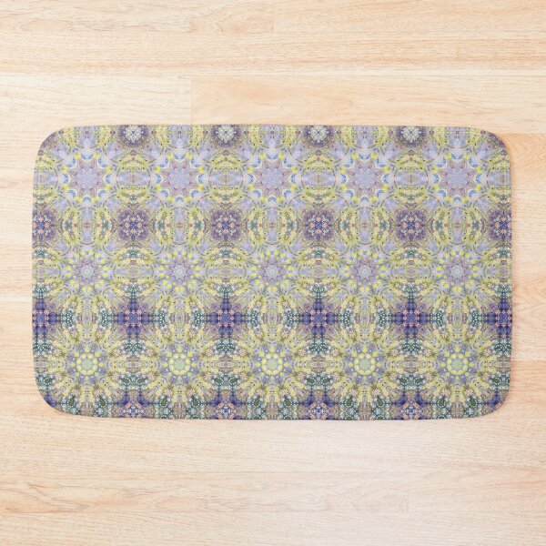 Item preview, Yellow, Pink and Light Blue Floral Morph Seamless Pattern  designed and sold by Petalandfur.