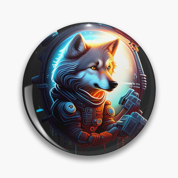 Item preview, space wolf designed and sold by Chubuter.
