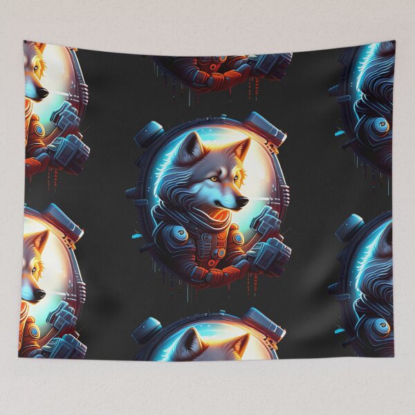 Item preview, space wolf designed and sold by Chubuter.