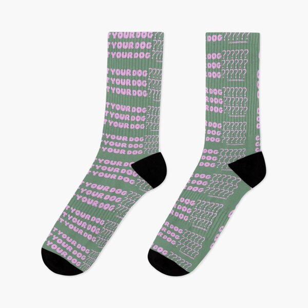 Item preview, Can I pet your dog?, v1, pink ,green | lilsboobthangs designed and sold by lilsboobthangs.
