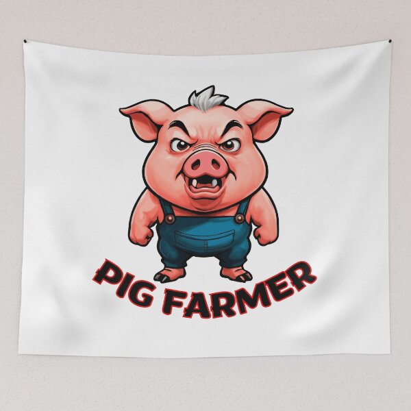 Item preview, Pig farmer. designed and sold by OmikronStore.