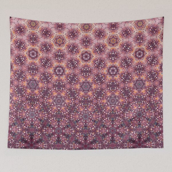 Item preview, Burgundy and White Floral Morph Seamless Pattern  designed and sold by Petalandfur.