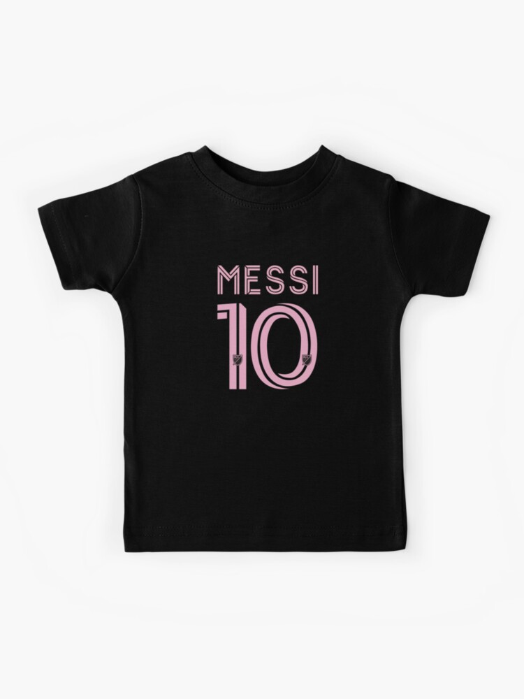 T-shirt enfant for Sale avec l'œuvre « Lionel Messi Inter Noir