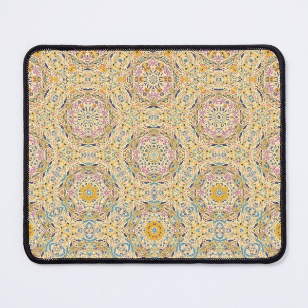 Item preview, Yellow, Blue and Pink Floral Morph Seamless Pattern  designed and sold by Petalandfur.