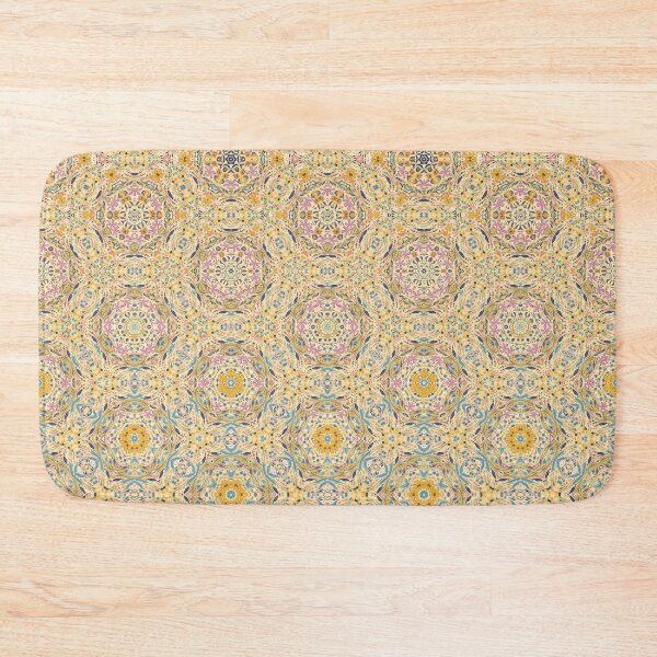 Item preview, Yellow, Blue and Pink Floral Morph Seamless Pattern  designed and sold by Petalandfur.