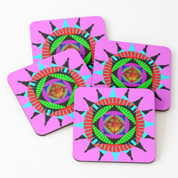 Item preview, Whimsical Hippie carnival of neon colors by Iritof  designed and sold by iritof.