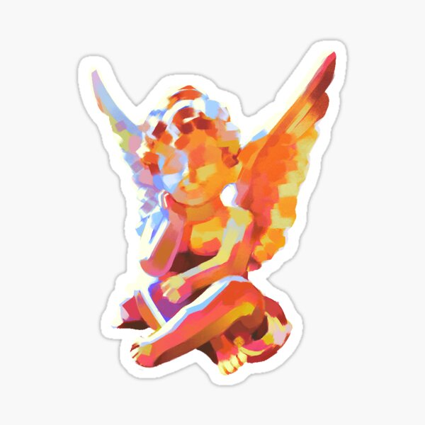 Hyperpop Cherub Sticker