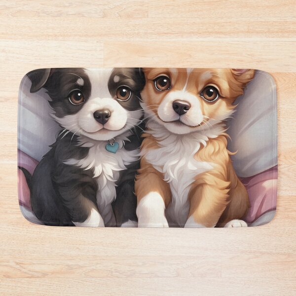 Item preview,  003 Cute Puppies Illustration designed and sold by Alexis Art Collection.