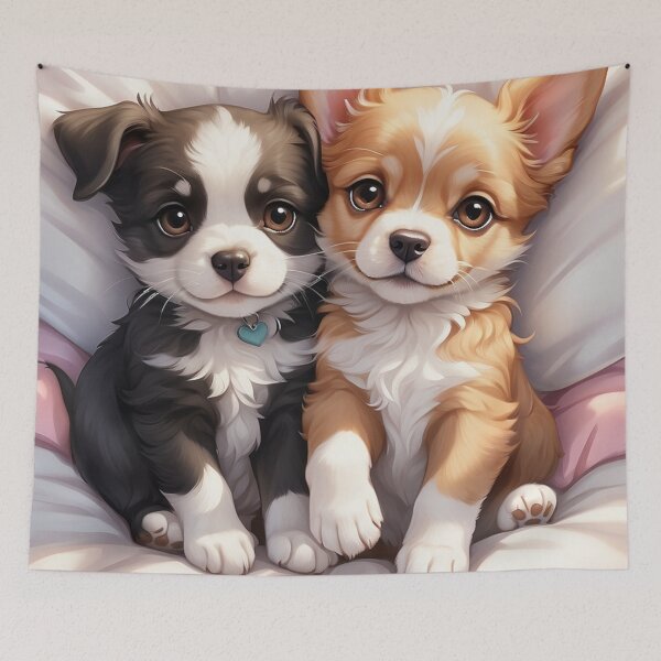Artikelvorschau, 003 Cute Puppies Illustration entworfen und verkauft von Alexis Art Collection.