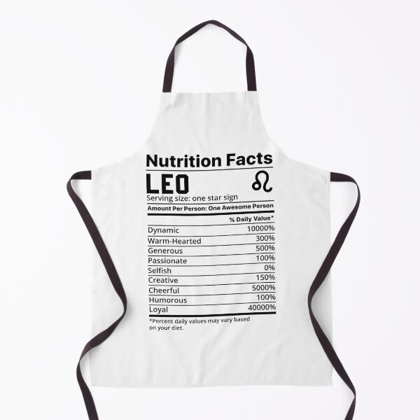 Item preview, Zodiac Nutrition Facts Label Leo designed and sold by unsungshop.