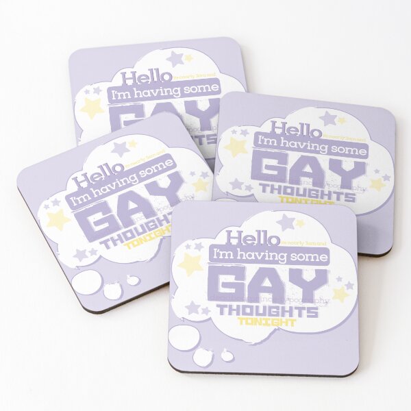 Item preview, Gay thoughts [wish] designed and sold by deadbeatprince-typography.