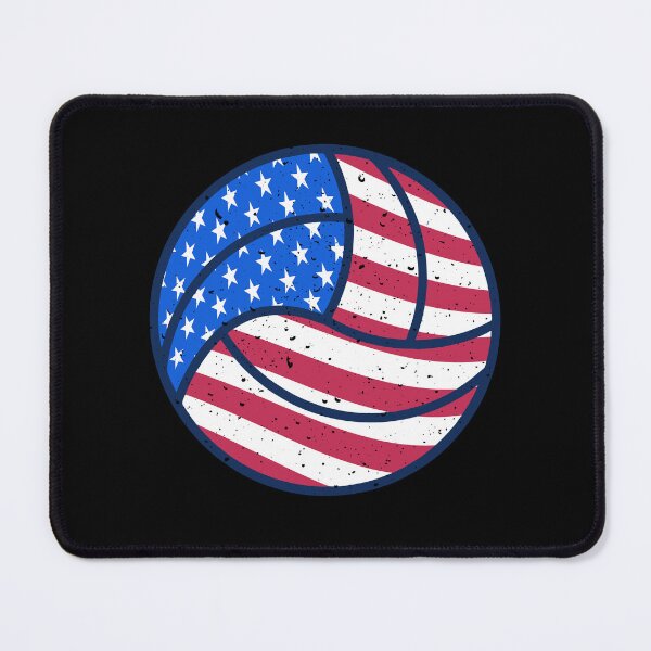 Item preview, Volleyball Ball USA Flag Modern Distressed Design. Vball Sport for Coach designed and sold by venomousvector.