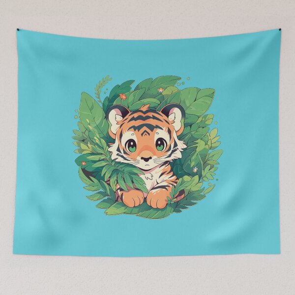 Item preview, Cute Chibi Tiger Cub designed and sold by CleverboyDsgns.