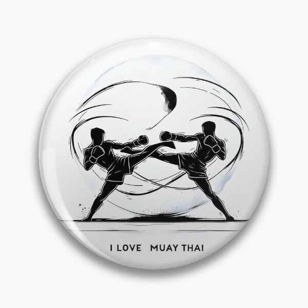 Item preview, Muay Thai - Elegance in Combat Minimalist Art  designed and sold by KNAA.