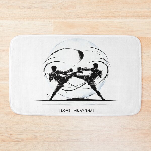 Item preview, Muay Thai - Elegance in Combat Minimalist Art  designed and sold by KNAA.