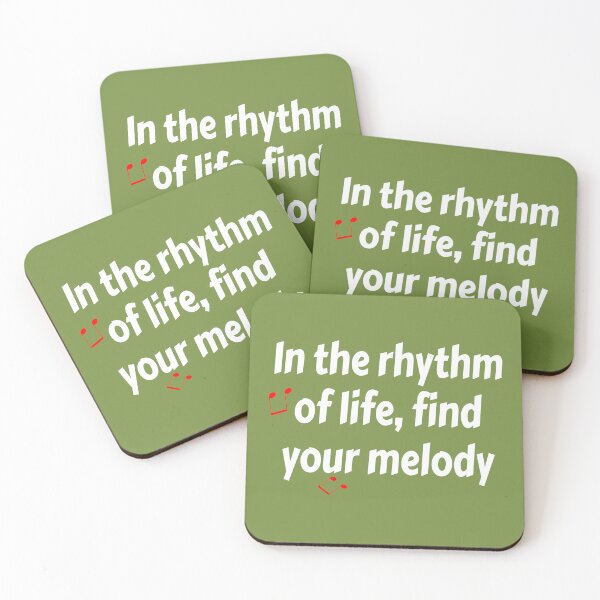 Item preview, In the rhythm of life, find your melody designed and sold by TheLegatoSTUDIO.