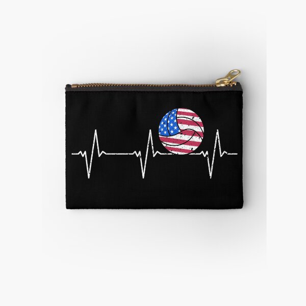 Item preview, Volleyball Players American USA Flag Heartbeat Ball Pulse Line Patriotic  designed and sold by venomousvector.