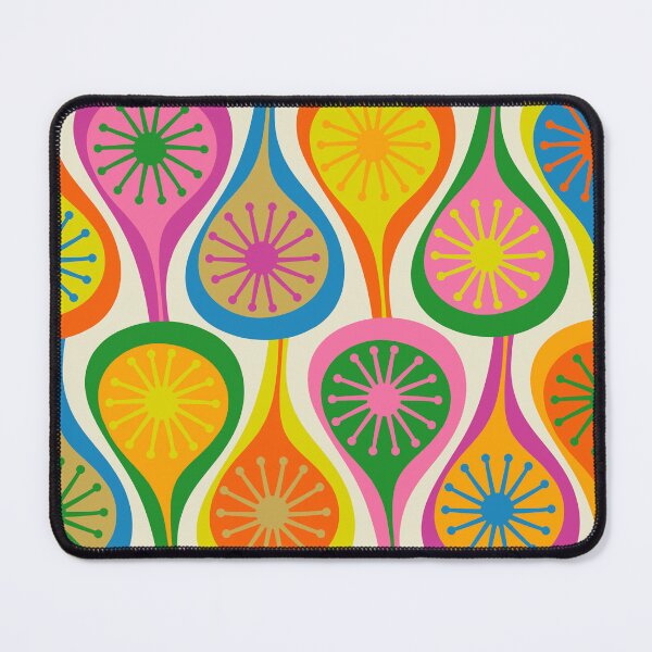 Item preview, Colorful and Bright Mid Century Modern Atomic Drops Retro Pattern designed and sold by kierkegaard.