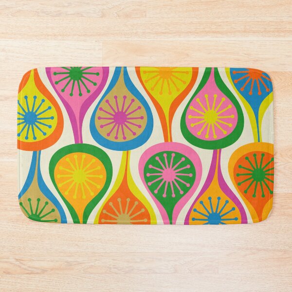 Item preview, Colorful and Bright Mid Century Modern Atomic Drops Retro Pattern designed and sold by kierkegaard.