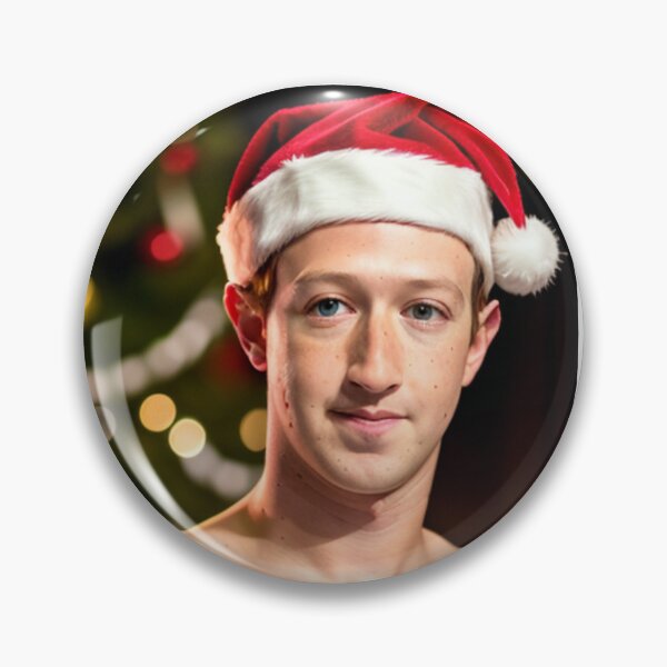 Item preview, Christmas Santa Clause Mark Zuckerberg designed and sold by CheeseBlueprint.