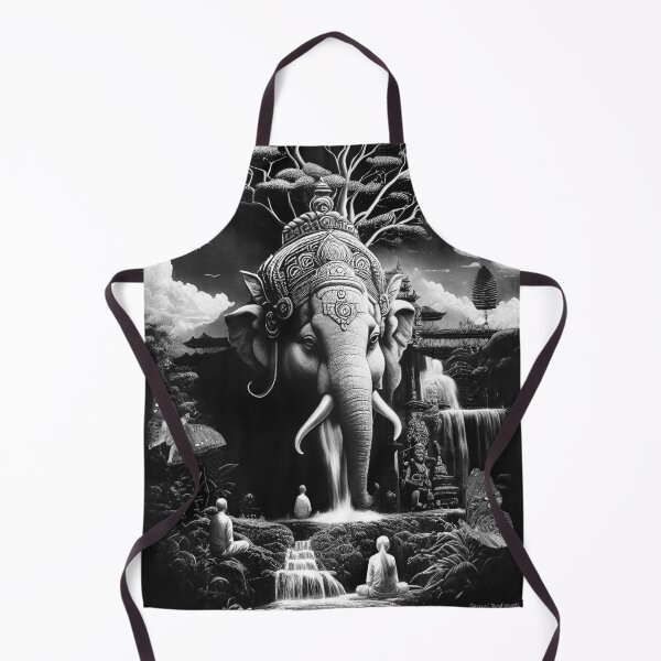 Artikelvorschau, Ganesha Elefantengott Ganapati Hindu-Meditationsmantra entworfen und verkauft von Seruni Artworks.